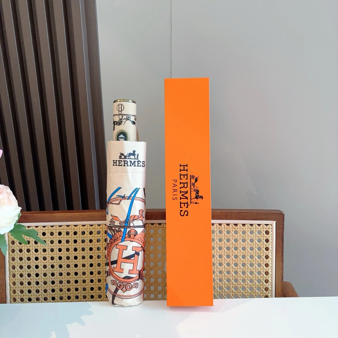 Hermes UV Protection Folding Umbrella Ver.G — Photo 2