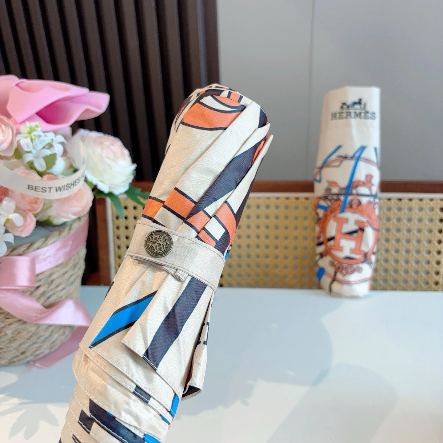 Hermes UV Protection Folding Umbrella Ver.G — Photo 4