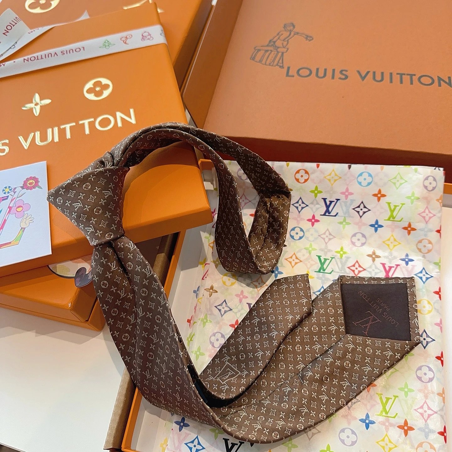 Louis Vuitton Silk Tie Ver.K — Photo 9