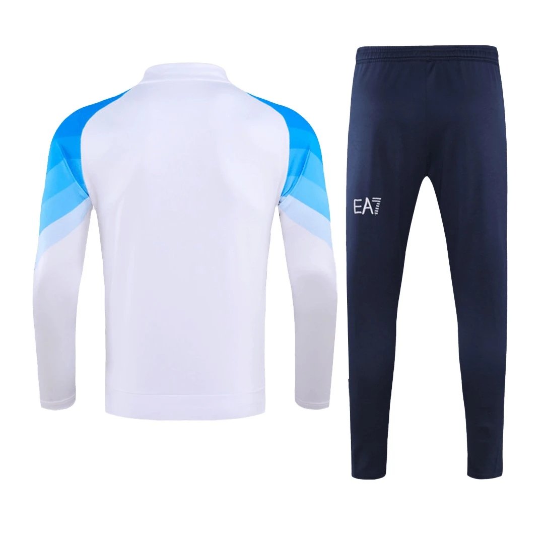 Napoli 2023 1 4 Zip Tracksuit 24 Kids White — Photo 2