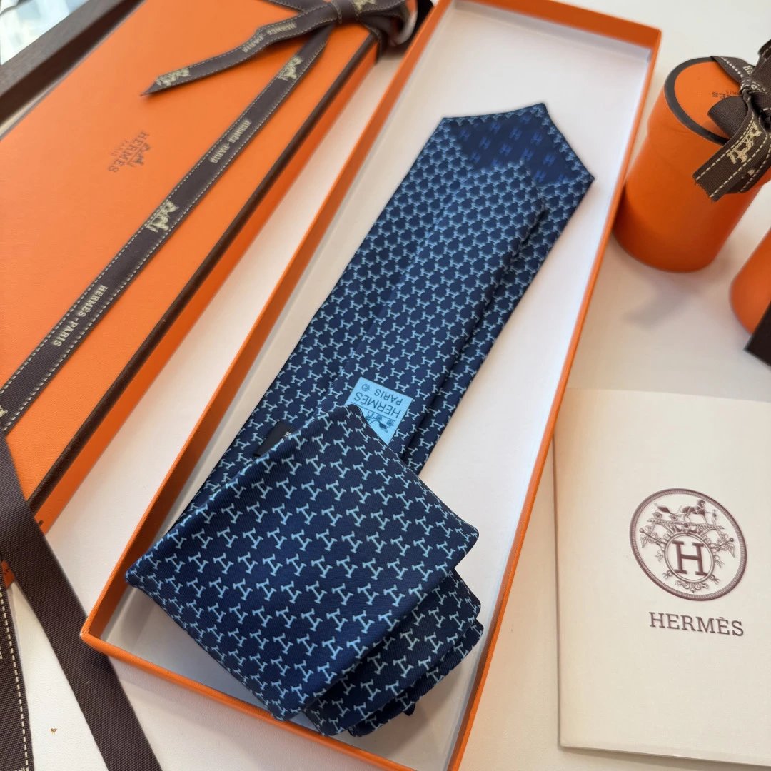 Hermes Silk Tie Ver.N — Photo 7
