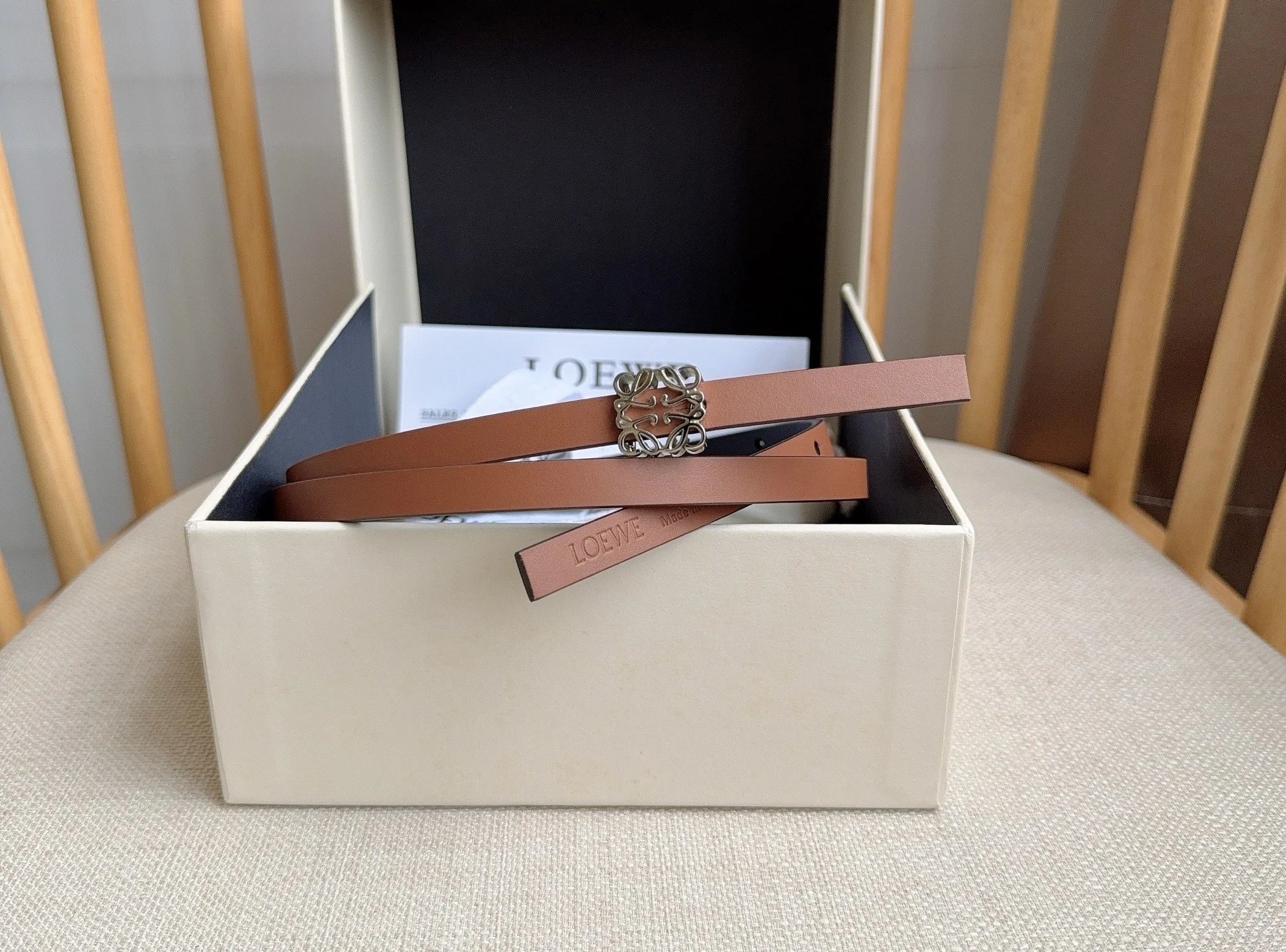 Loewe Leather Reversible Belt — photo 5