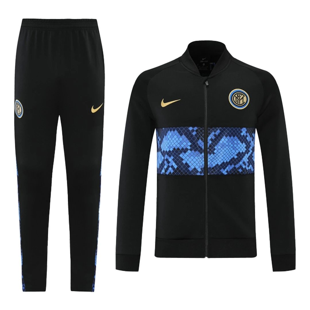 Inter Milan Jacket Tracksuit 2021 22 Black Blue — photo 3