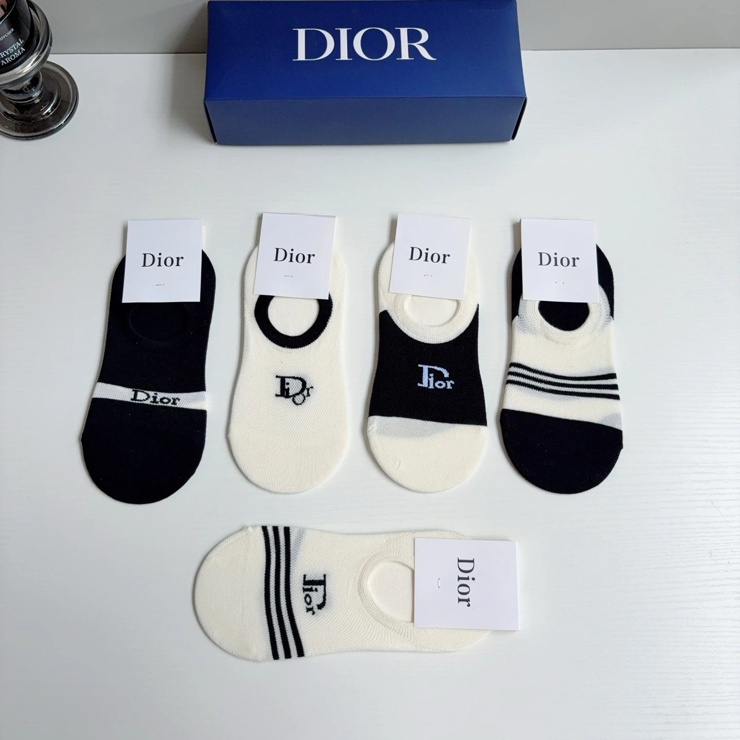 Dior No-Show Socks Ver.A — QC