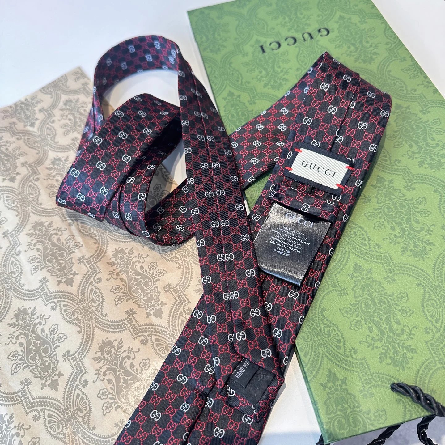 Gucci Silk Tie Ver.M — Zdjęcie 5