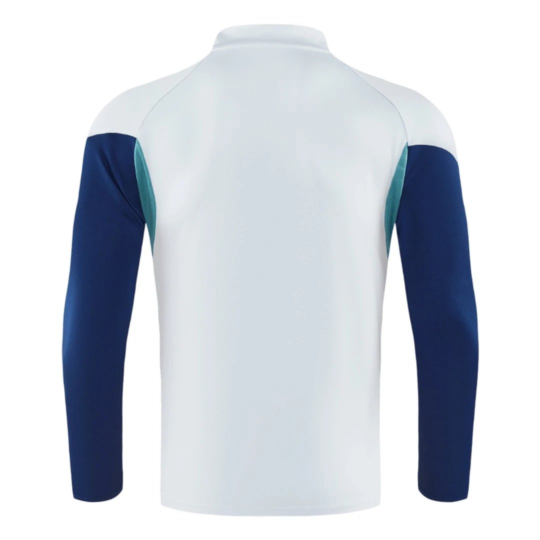 Arsenal 2025 1 4 Zip Tracksuit 26 Kids White — Zdjęcie 4