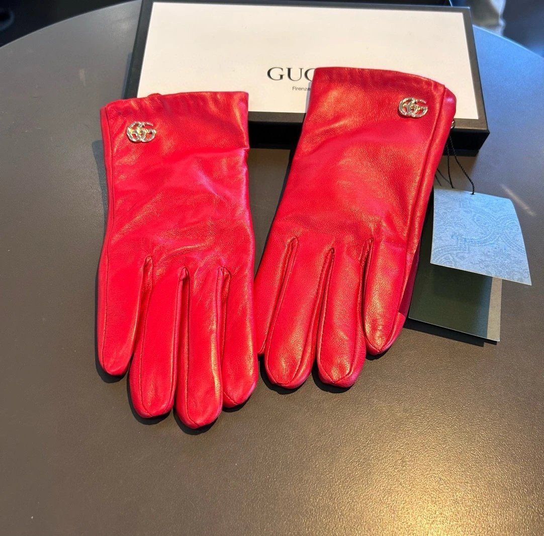 Gucci Lambskin Cashmere Gloves Ver.C — Photo 9