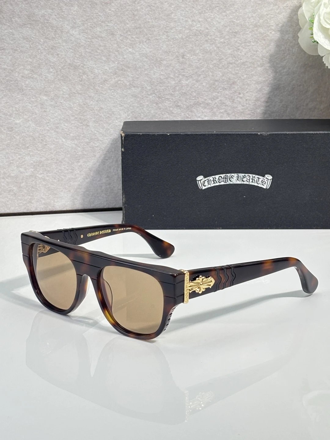 Chrome Hearts JACKTASTIC Sunglasses 55-19-148 — QC