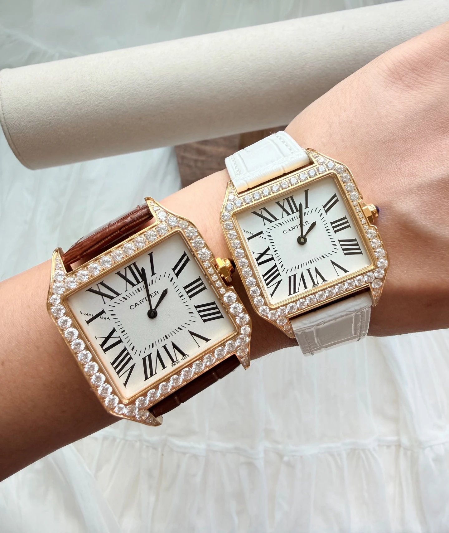 Cartier Santos Automatic Couple Watch 44mm — QC