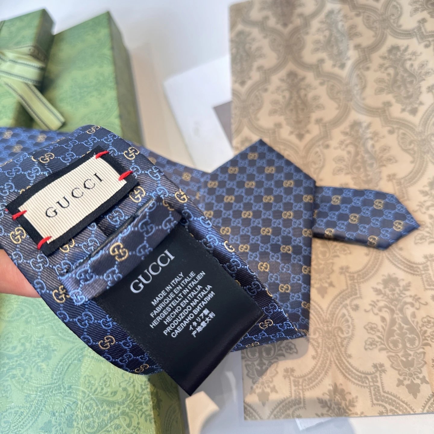 Gucci Silk Tie Ver.N — QC