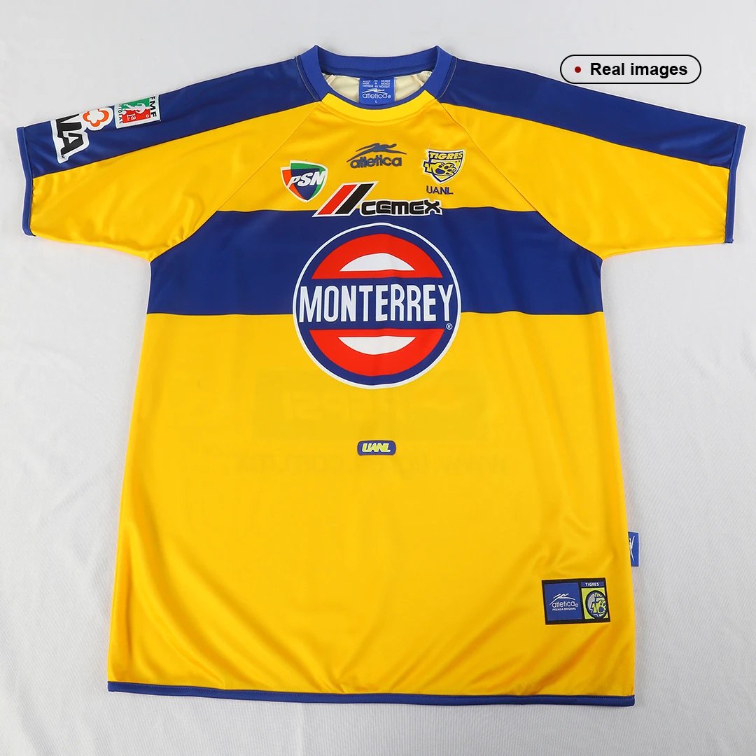 Tigres UANL 2001/02 Retro Home Jersey — photo 6