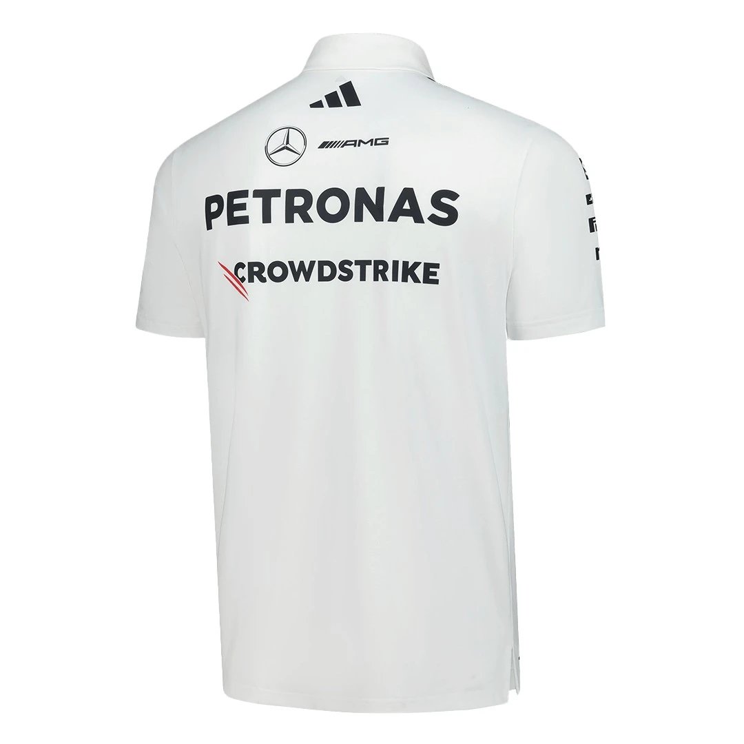 Mercedes AMG Petronas F1 2025 Team Polo White — photo 2