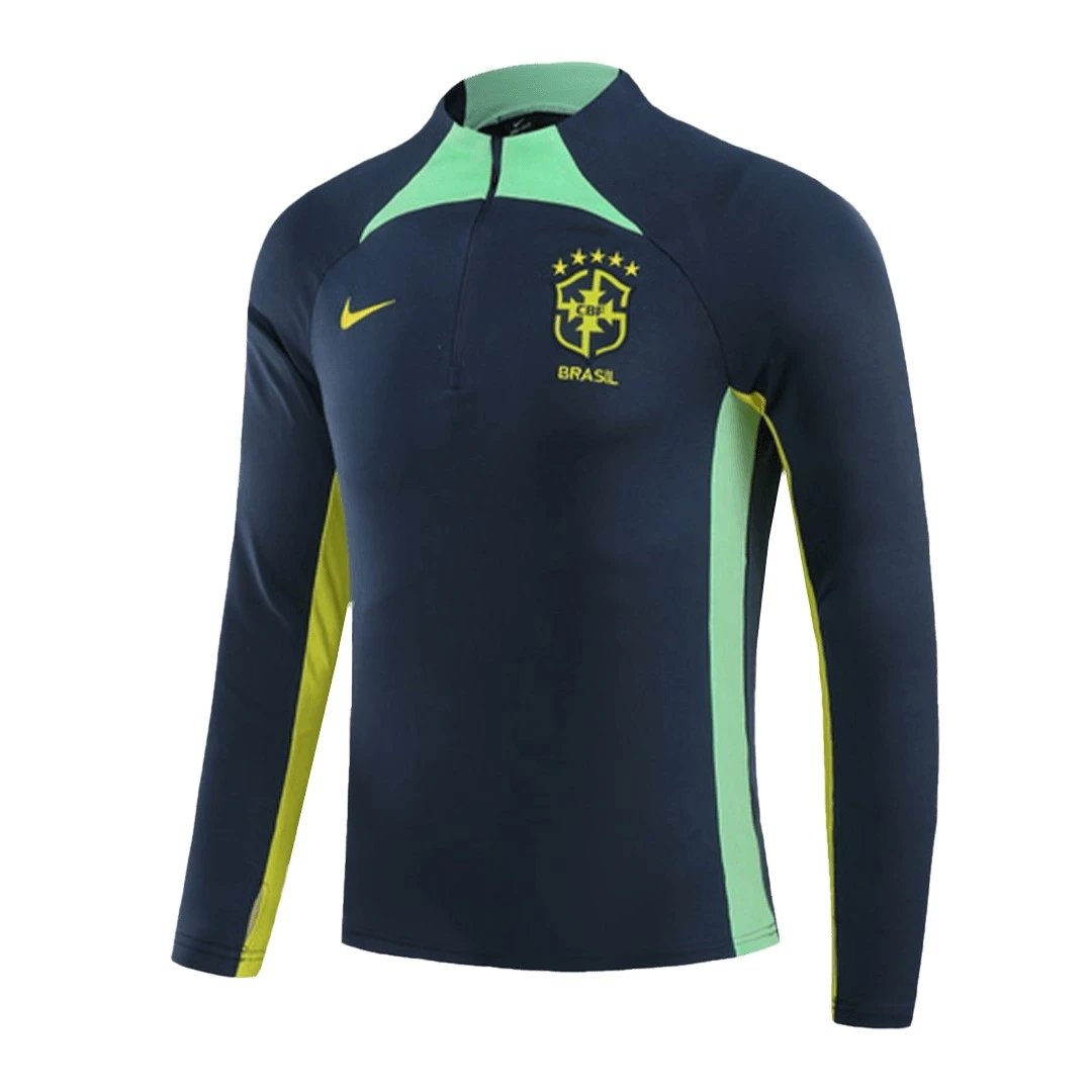 Brazil 1 4 Zip Tracksuit 2023 Navy — photo 3