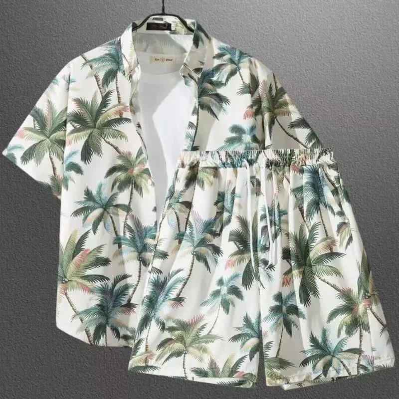 Beach Shirt Shorts Set