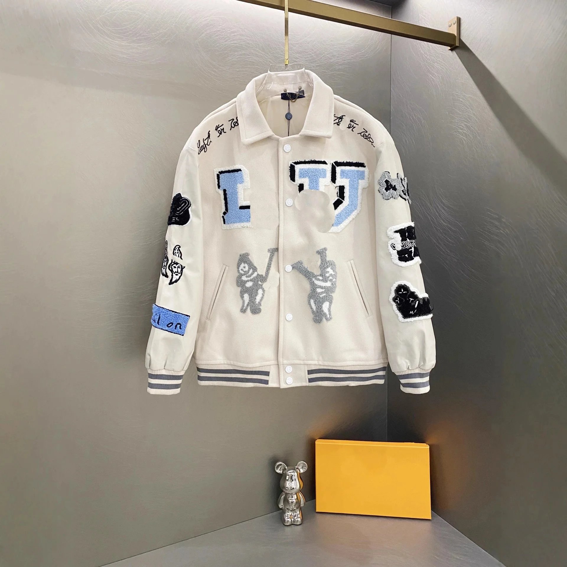 Letter Patch Jacket