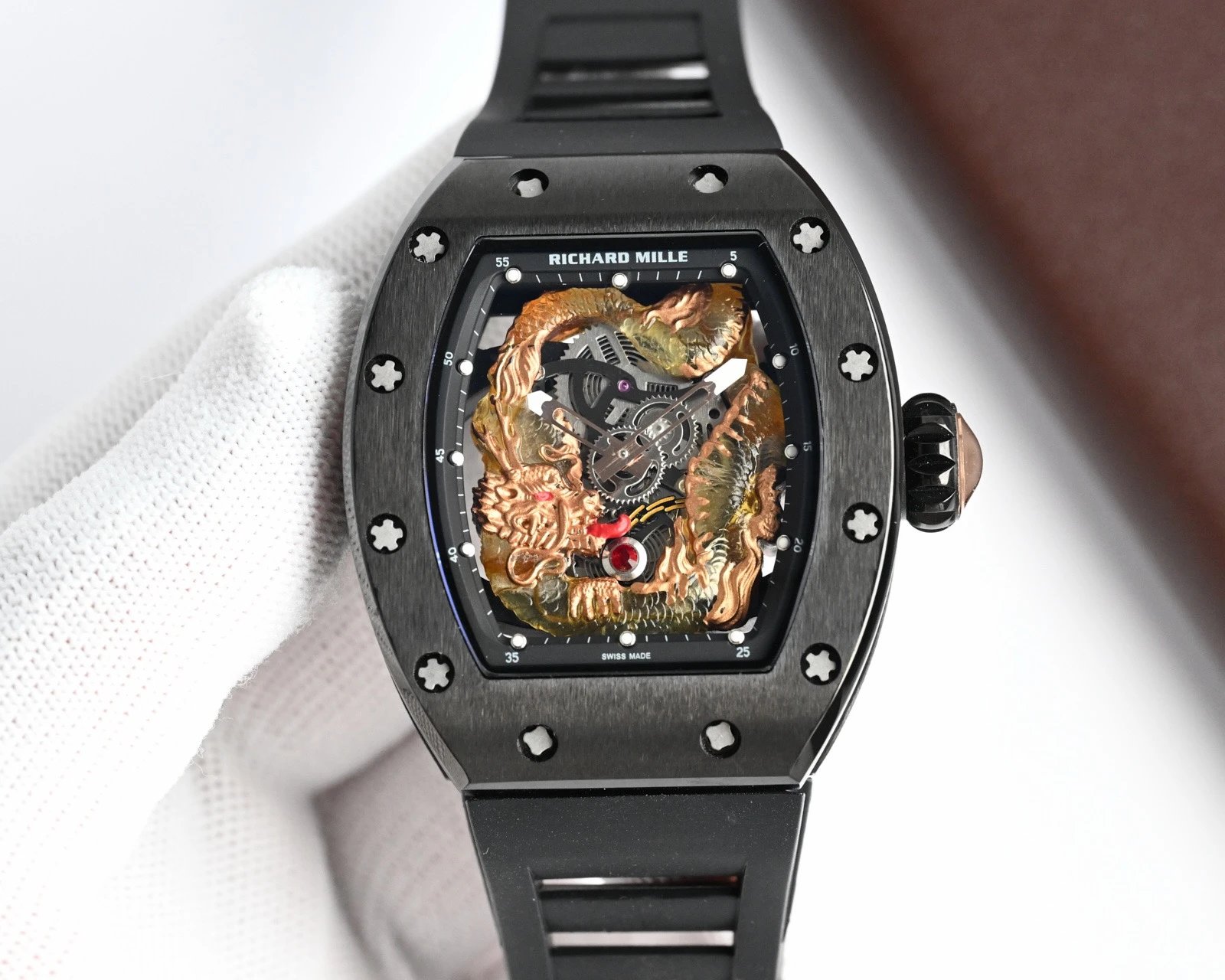 Jackie Chan Series Black Case Black Strap
