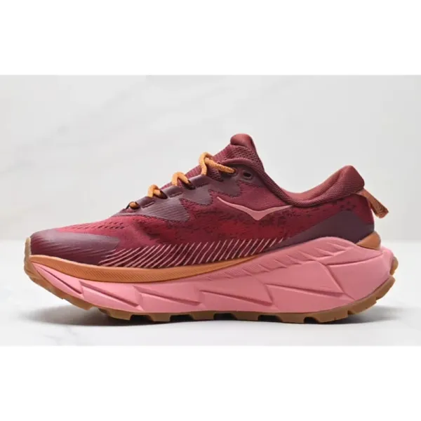Hoka Tecton X 2 Burgundy Pink Running Shoes - 22