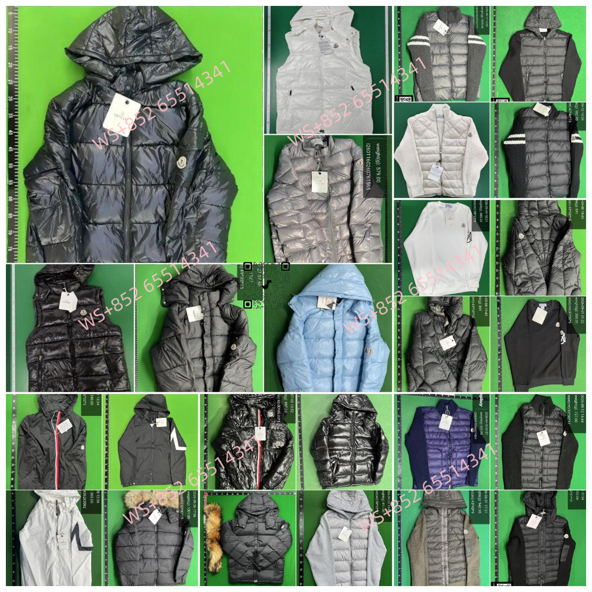 Factory straight high version down jacket white duck down comfortable warm cold hooded jacket (choose the size to see the picture) WS +852 65514341