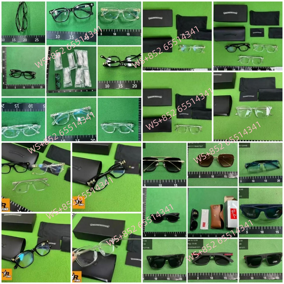 Branded Glasses Collection (no box) WS +852 65514341