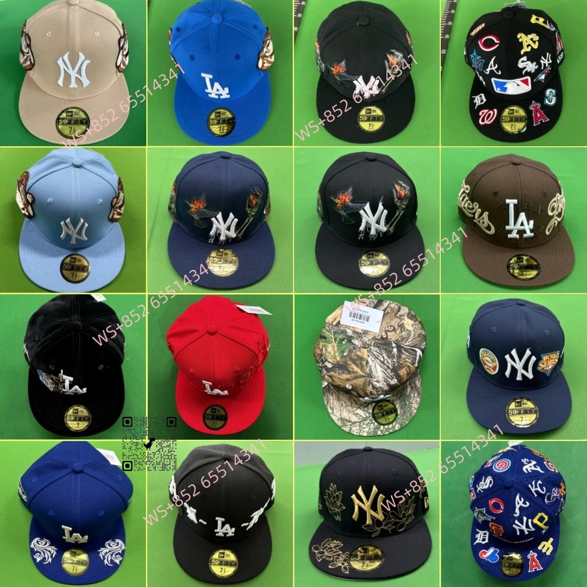 Foreign Trade New Stylish Cool Street Baseball Cap High Quality Baseball Cap Embroidery Street Dance Hip Hop Anti-wearing Flat Cap WS +852 65514341