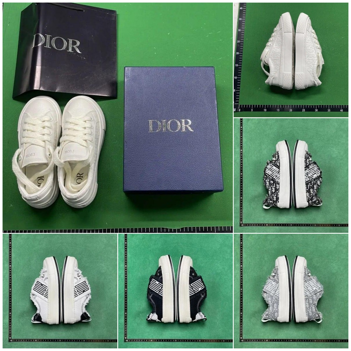 D’s women’s sneakers, white shoes, embroidered canvas trendy shoes, thick soles with an inner height increase of 5 cm, 35 to 42