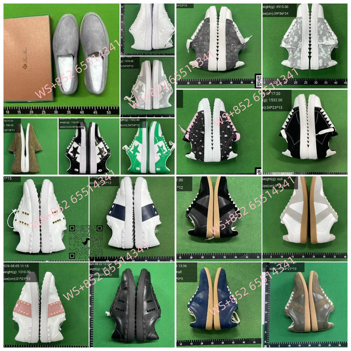 Cowhide shoes White shoes Genuine leather Soft leather Training board shoes WS +852 65514341