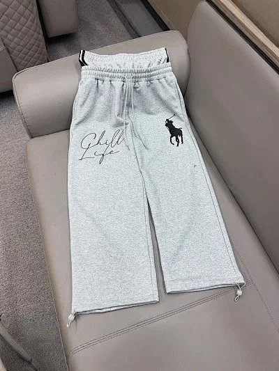 Ralph Lauren Big Pony Wide Sweatpants Grey