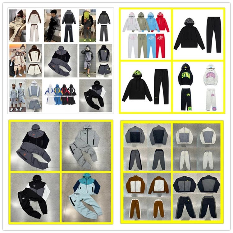 High-Quality Fall/Winter Streetwear Hoodie Set WhatsApp+852 6764 5004