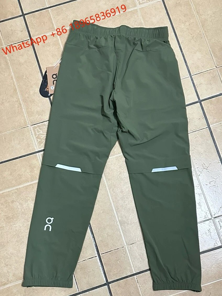 On Jackets Hooded Full-Zip Running Jacket — Tegarin Green-Pants