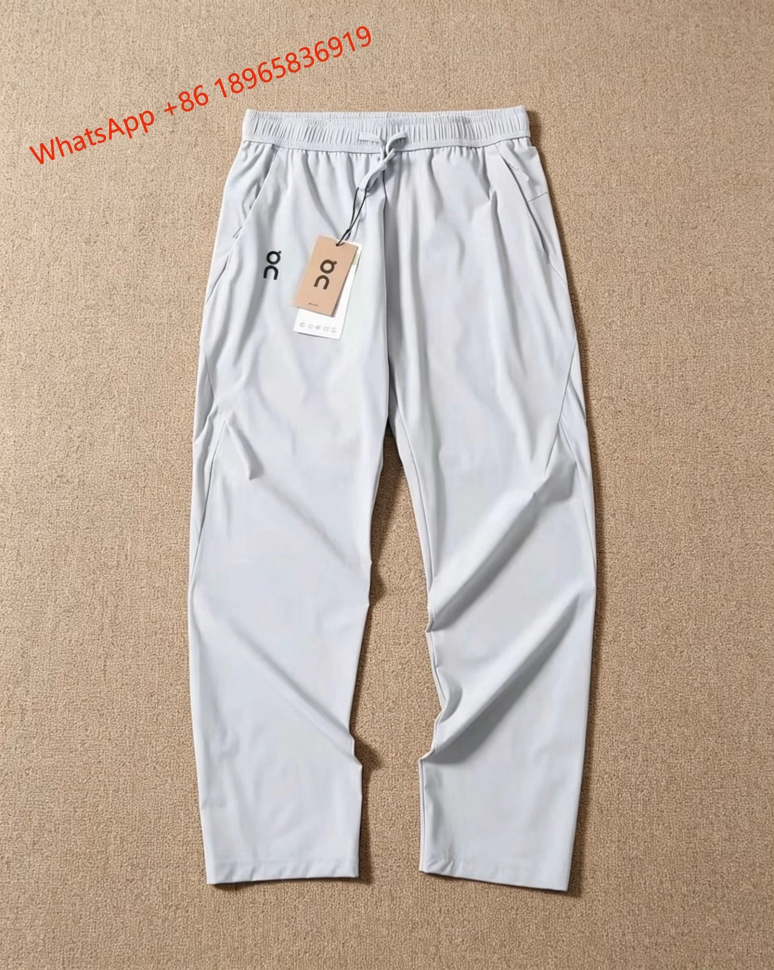 On Jackets Hooded Full-Zip Running Jacket — Off-white pants-2
