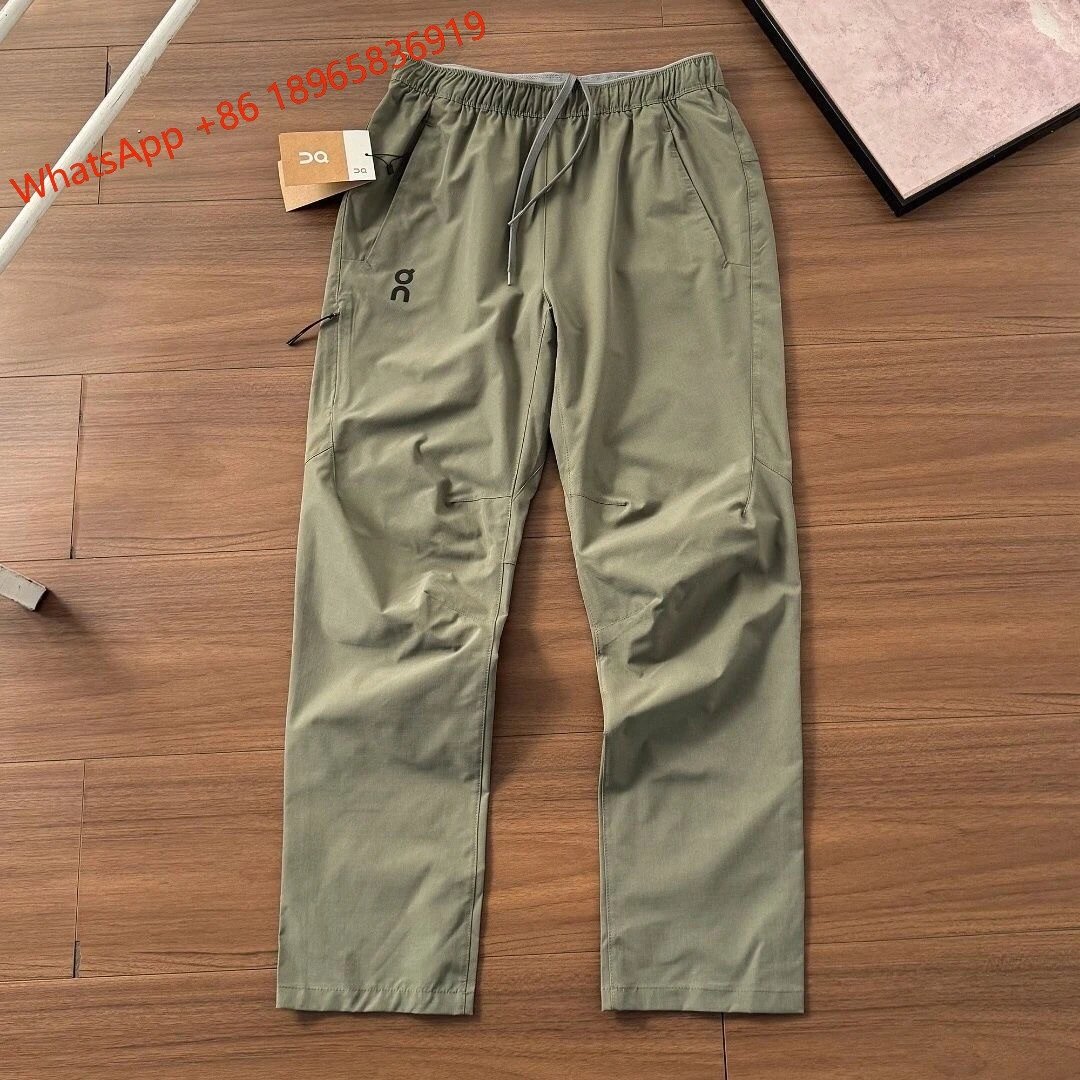 On Jackets Hooded Full-Zip Running Jacket — Green pants-1