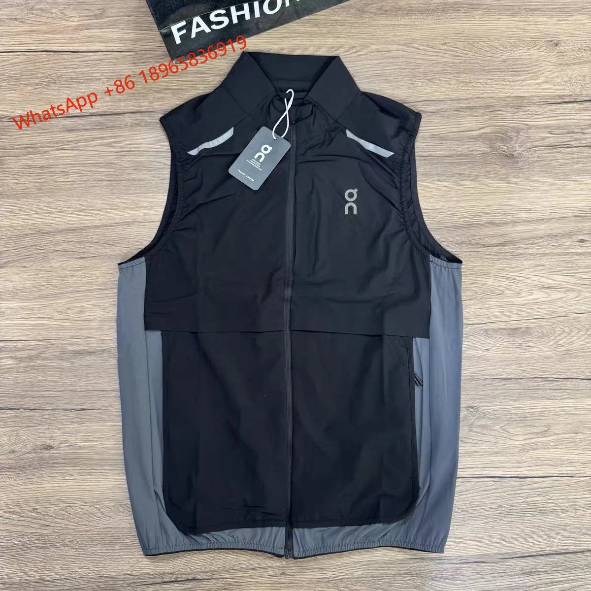 On Jackets Hooded Full-Zip Running Jacket — Solar eclipse black