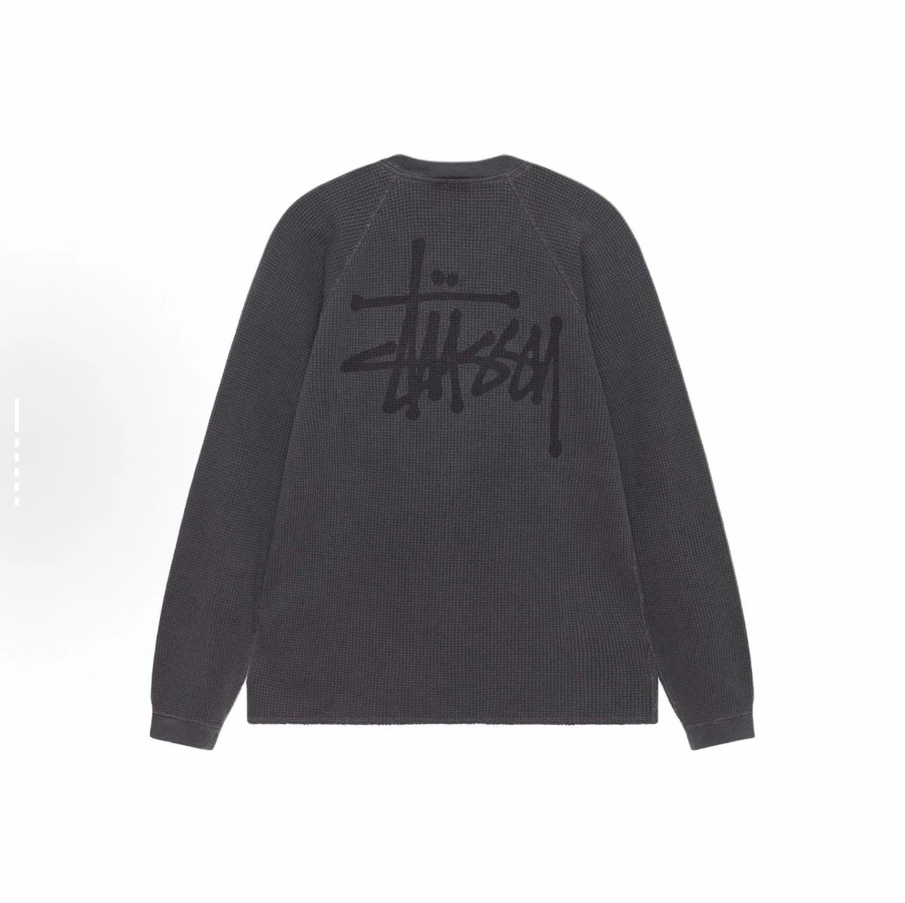 Stüssy Jackets Logo Jacket — Waffle-weave iron gray