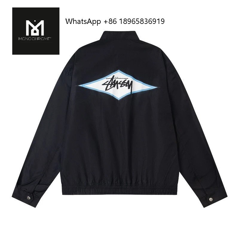 Stüssy Jackets Logo Jacket — XY 803 Classic American Harrington Vintage Jacket Black
