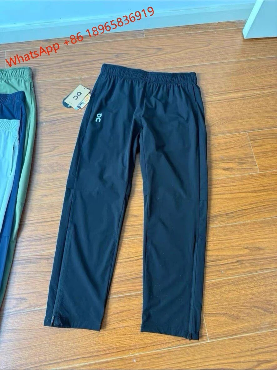 On Jackets Hooded Full-Zip Running Jacket — Black-Pants