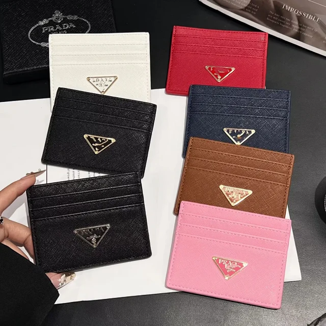 Prada Wallets & Card Holders Triangle Plaque Holder product detail image 4