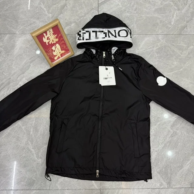 Prada Jackets Zip-Front Hooded Jacket product detail image 6