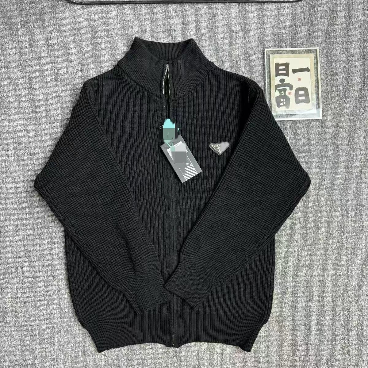 Prada Jackets Hooded Zip Jacket with Triangle Logo — Prada19