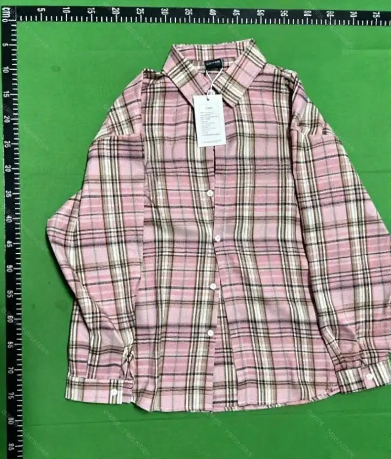 HTTAOSUP Shirts Plaid Long-Sleeve Button-Up Shirt image 6