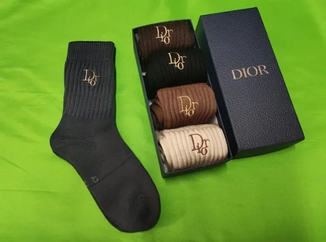 Dior Socks Logo Crew product detail image 6
