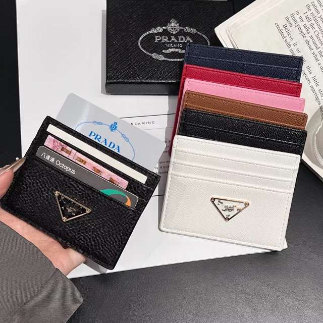 Prada Wallets & Card Holders Triangle Plaque Holder product detail image 3