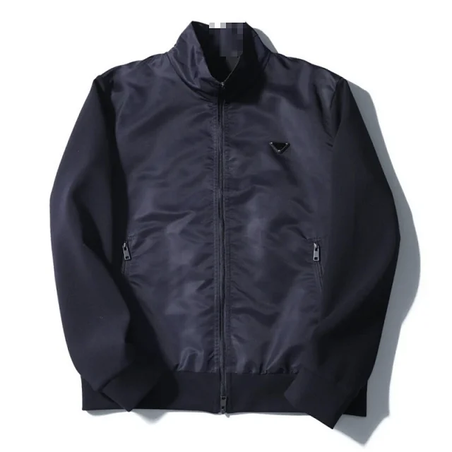 Prada Jackets Zip-Front Hooded Jacket product detail image 8