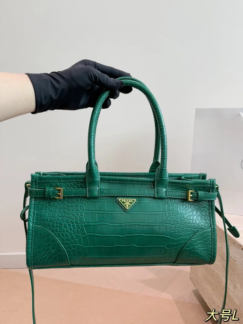 Prada Travel Bags Triangle-logo duffle bag image 4