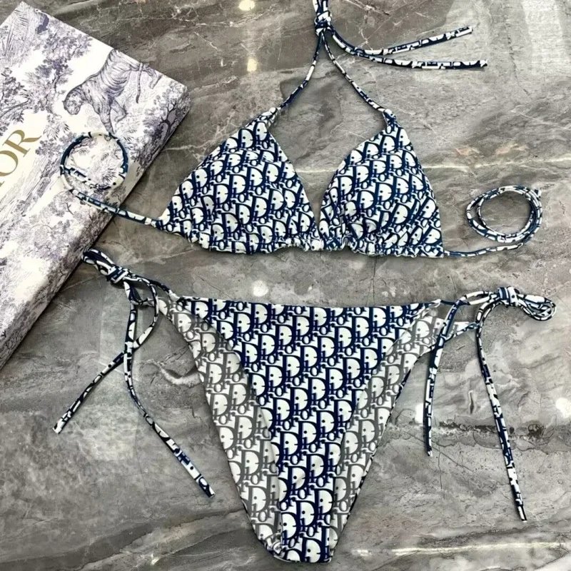 Victoria's Secret Underwear Rhinestone Logo Strap Bra and Thong Set — 18