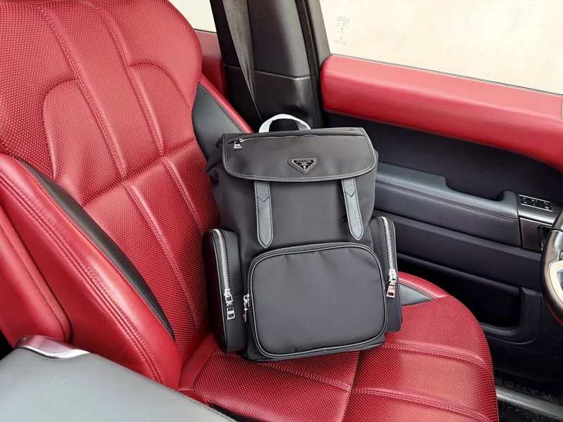 Prada Travel Bags Triangle-logo duffle bag image 6