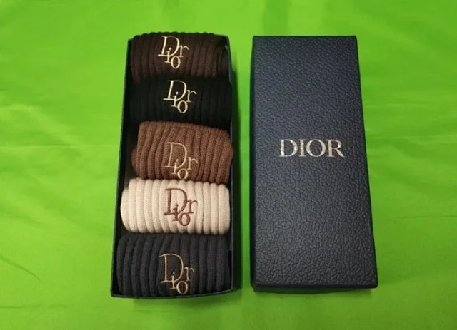 Dior Socks Logo Crew product detail image 5