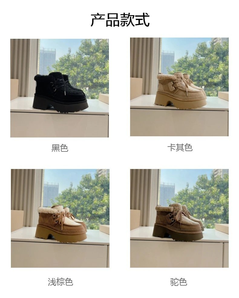 UGG Boots Fur-Lined Platform Ankle image 2