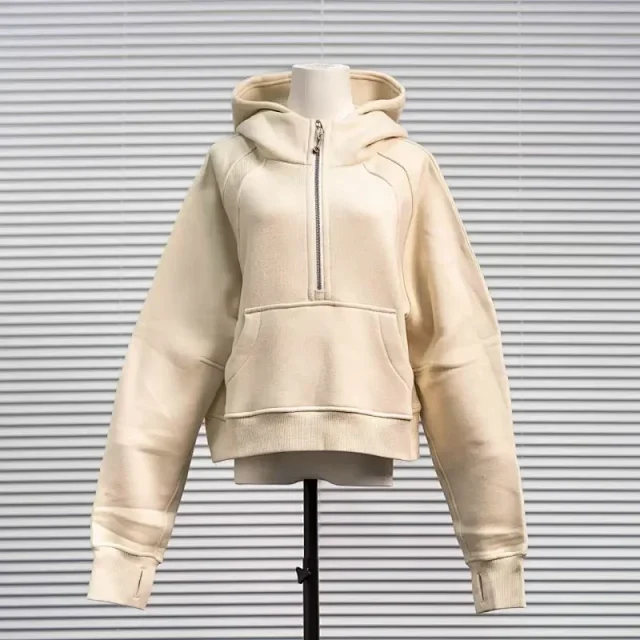 M&Y Skillor Hoodies & Sweatshirts T3027 half-zip hooded sweatshirt product detail image 3