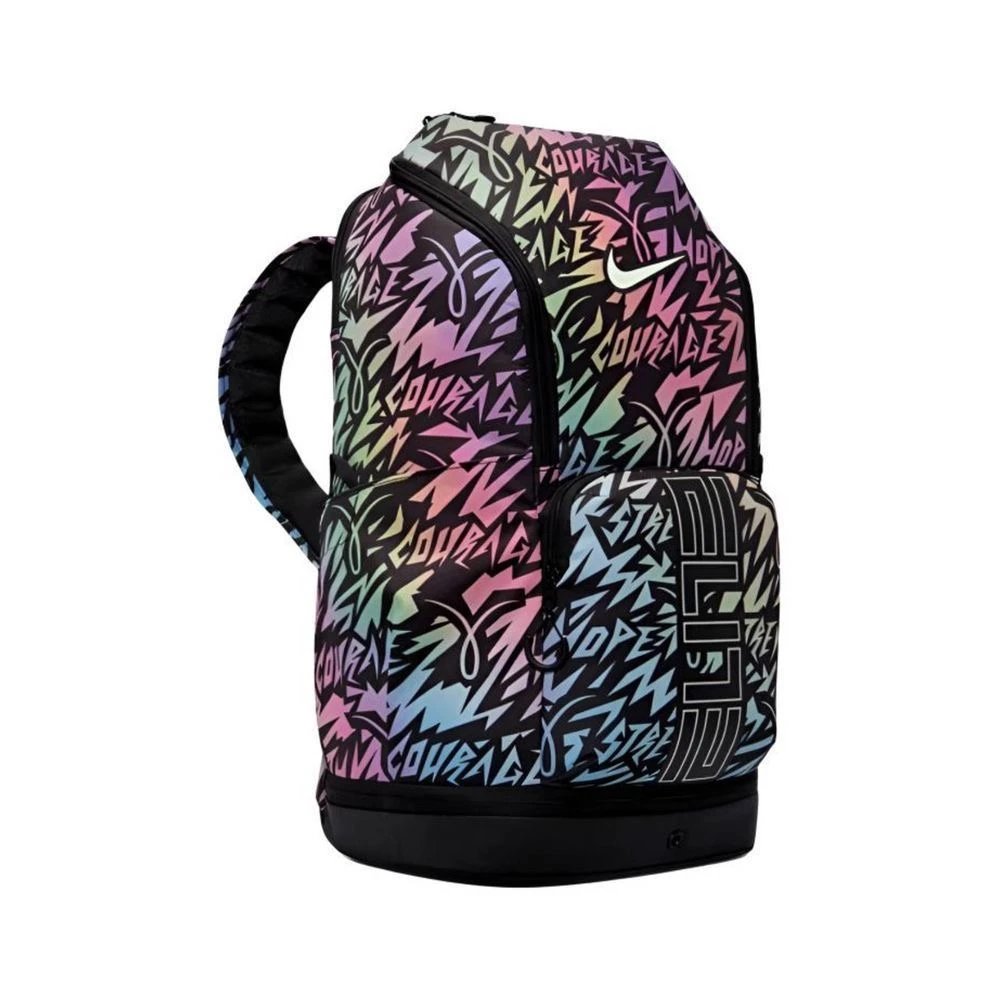 Nike Backpack with Multicolor Graffiti Print and Swoosh Logo