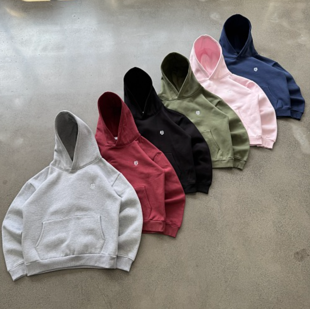 SUV solid color hooded sweatshirt